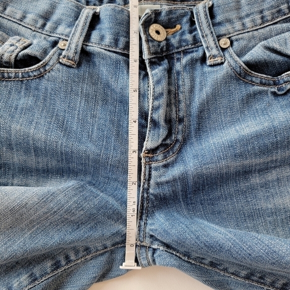 Charlotte Russe Slouchy Slim Distressed Jeans Size 0 - Picture 6 of 9